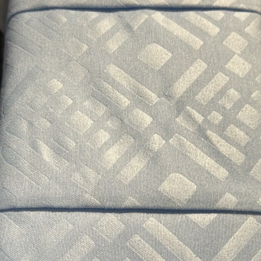 Traditional At Home 6pc Full Sheet Set Sky Blue Diamond embossed